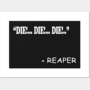 Die ! Raper Quotes Funny Posters and Art